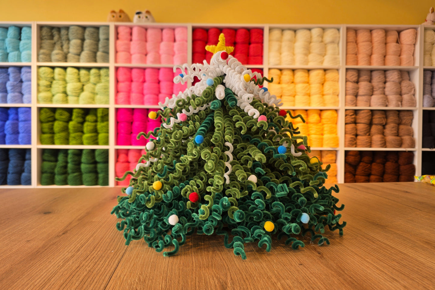 Pfeifenreiniger Tannenbaum