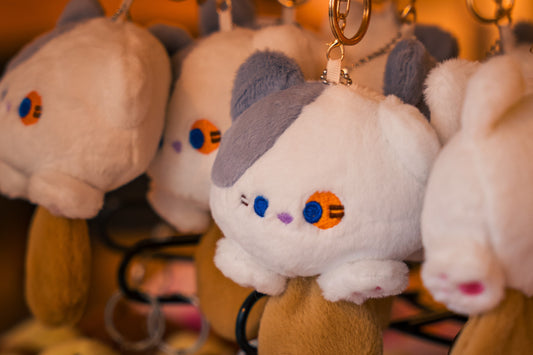 Schlüsselanhänger Katzen Quietsch