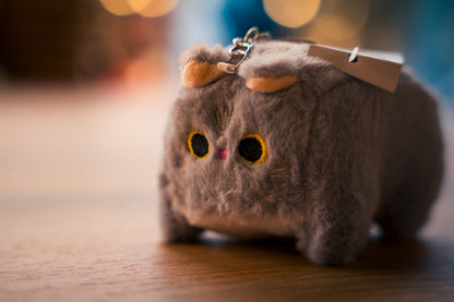 Schlüsselanhänger Katzenwürfel