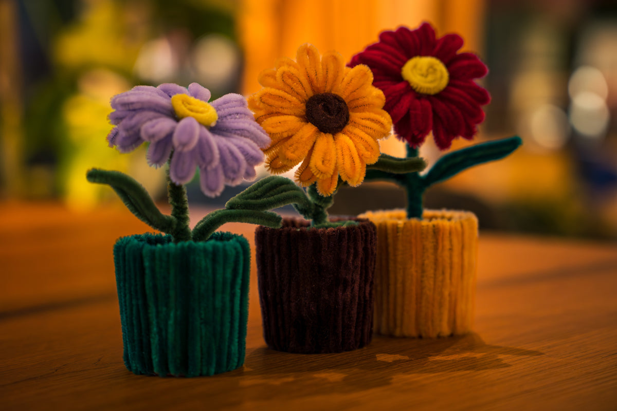 DIY Blume im Topf – Herzwerk